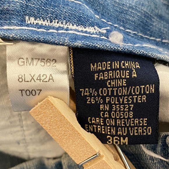 Marithe Francois Girbaud Jeans Vintage Y2K Oversized Cargo Denim Size 36 - Picture 10 of 14